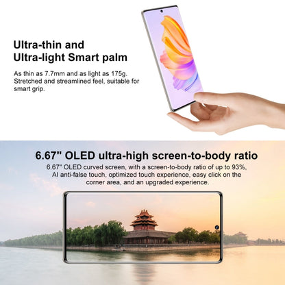Honor 80 SE 5G GIA-AN80, 64MP Cameras, 12GB+256GB, China Version, Triple Back Cameras, Screen Fingerprint Identification, 6.67 inch Magic OS 7.0 Android 12 Dimensity 900 MT6877 Octa Core up to 2.4GHz, Network: 5G, OTG, Not Support Google Play(Jet Black)