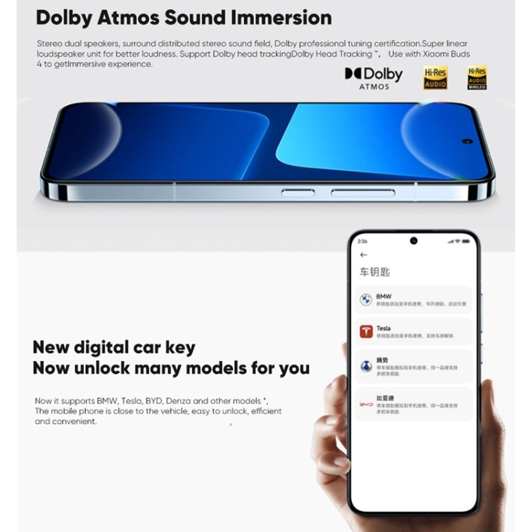 Xiaomi 13, 50MP Camera, 12GB+512GB, Triple Back Cameras, 6.36 inch In-screen Fingerprint Identification MIUI 14 Qualcomm Snapdragon 8 Gen 2 Octa Core up to 3.2GHz, Network: 5G, NFC, Wireless Charging Function(Black)