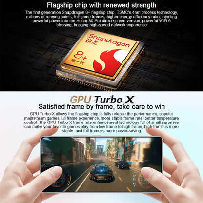 Honor 80 Pro Flat 5G ANB-AN00, 160MP Cameras, 12GB+256GB, China Version