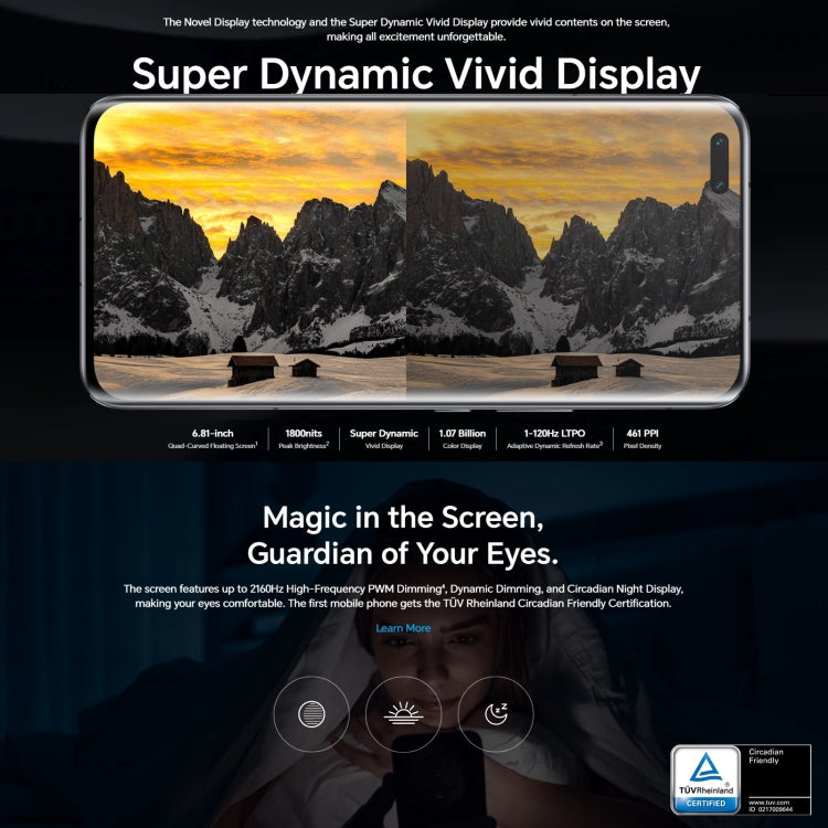 Honor Magic5 Pro 5G PGT-AN10, 50MP Camera, 16GB+512GB, China Version