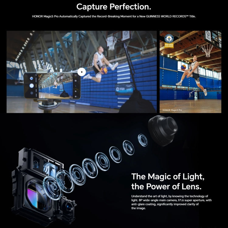 Honor Magic5 Pro 5G PGT-AN10, 50MP Camera, 16GB+512GB, China Version