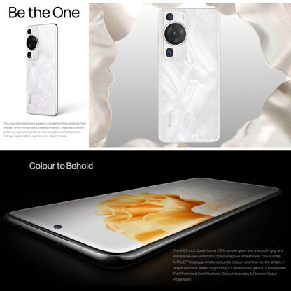 HUAWEI P60 Pro MNA-AL00, 12GB+512GB, 48MP Camera, China Version, Triple Back Cameras, In-screen Fingerprint Identification, 6.67 inch HarmonyOS 3.1 Qualcomm Snapdragon 8+ 4G Octa Core up to 3.2GHz, Network: 4G, OTG, NFC, Not Support Google Play(Black)
