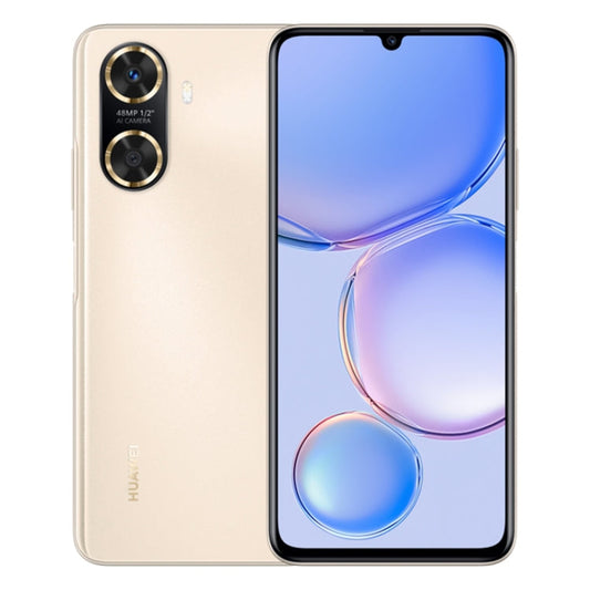 Huawei Enjoy 60 256GB MGA-AL40,  48MP Cameras, China Version, Dual Back Cameras, Face ID & Side Fingerprint Identification, 6000mAh Battery, 6.75 inch HarmonyOS 3.0 Octa Core, Network: 4G, OTG, Not Support Google Play(Gold)