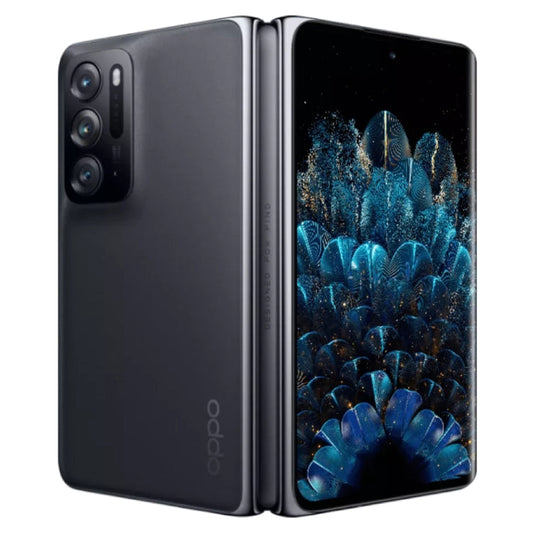 OPPO Find N 5G, 12GB+512GB, 50MP Camera, Chinese Version, Triple Rear Cameras, Face ID & Side Fingerprint Identification, 7.1 inch + 5.49 inch Screen, ColorOS 12 Qualcomm Snapdragon 888 Octa Core up to 2.84Ghz, Support Google Play(Black)