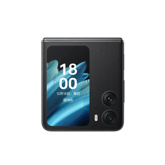 OPPO Find N2 Flip 16GB+512GB, 50MP Camera, Chinese Version, Dual Rear Cameras, Face ID & Side Fingerprint Identification, 6.8 inch + 3.26 inch Screen, ColorOS 13 Dimensity 9000+ Octa Core up to 3.2GHz, Support Google Play(Black)