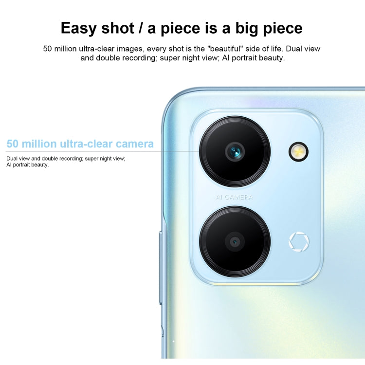 Honor Play7T RKY-AN10, 50MP Camera, 8GB+128GB, China Version, Dual Back Cameras, Side Fingerprint Identification, 6000mAh Battery, 6.74inch Magic UI 6.1 / Android 12  Dimensity 6020 Octa Core, Network: 5G, OTG, Not Support Google Play (Black)