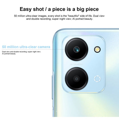 Honor Play7T RKY-AN10, 50MP Camera, 8GB+256GB, China Version, Dual Back Cameras, Side Fingerprint Identification, 6000mAh Battery, 6.74inch Magic UI 6.1 / Android 12  Dimensity 6020 Octa Core, Network: 5G, OTG, Not Support Google Play(Blue)