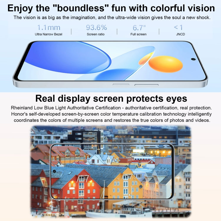 Honor Play7T Pro DIO-AN00, 50MP Camera, 8GB+256GB, China Version, Dual Back Cameras, Side Fingerprint Identification, 4000mAh Battery, 6.7inch Magic UI 6.1 / Android 12  Dimensity 6020 Octa Core, Network: 5G, OTG, Not Support Google Play(Black)