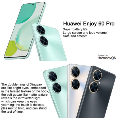Huawei Enjoy 60 Pro 256GB MAO-AL00, China Version, Dual Back Cameras, Side Fingerprint Identification, 5000mAh Battery, 6.8 inch HarmonyOS 3.0 Qualcomm Snapdragon 680 Octa Core, Network: 4G, OTG, Not Support Google Play (Black)