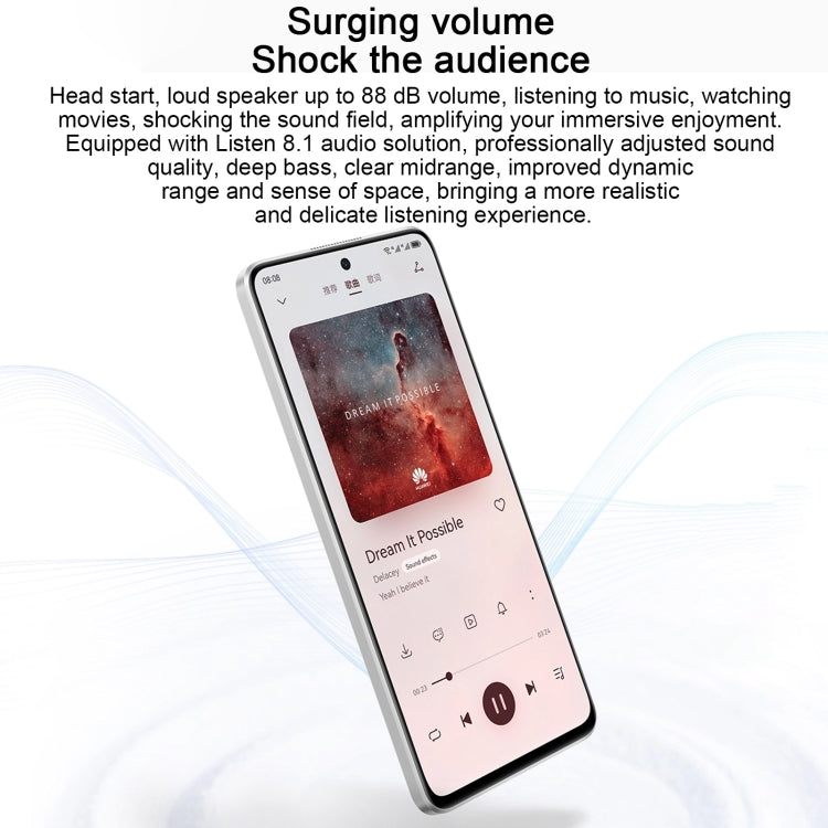 Huawei Enjoy 60 Pro 256GB MAO-AL00, China Version, Dual Back Cameras, Side Fingerprint Identification, 5000mAh Battery, 6.8 inch HarmonyOS 3.0 Qualcomm Snapdragon 680 Octa Core, Network: 4G, OTG, Not Support Google Play (Cyan)