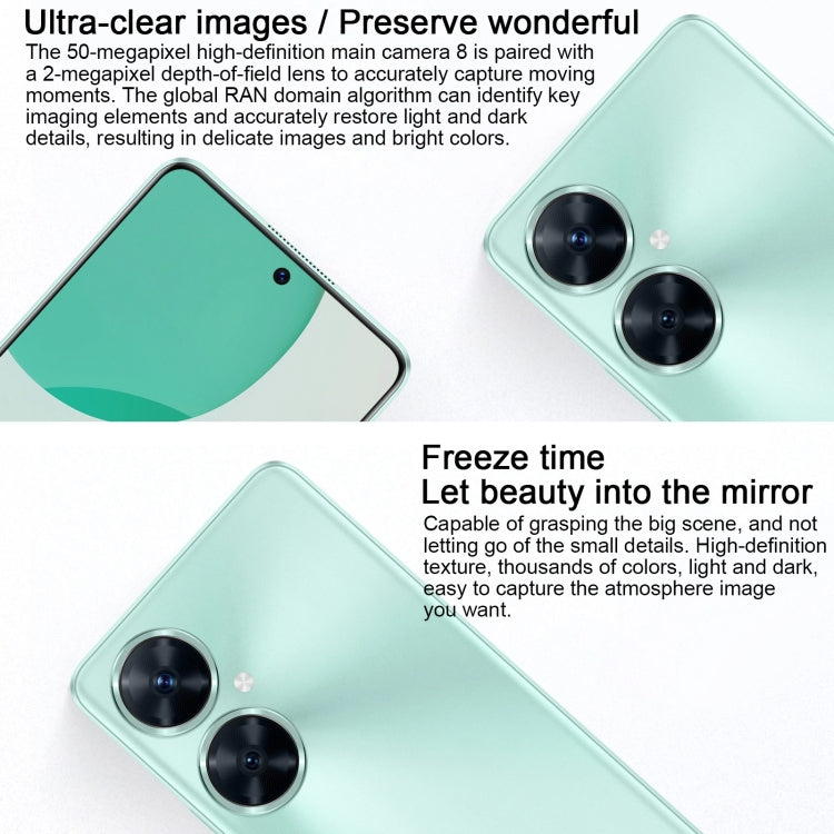 Huawei Enjoy 60 Pro 256GB MAO-AL00, China Version, Dual Back Cameras, Side Fingerprint Identification, 5000mAh Battery, 6.8 inch HarmonyOS 3.0 Qualcomm Snapdragon 680 Octa Core, Network: 4G, OTG, Not Support Google Play (Cyan)