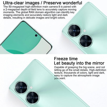Huawei Enjoy 60 Pro 256GB MAO-AL00, China Version, Dual Back Cameras, Side Fingerprint Identification, 5000mAh Battery, 6.8 inch HarmonyOS 3.0 Qualcomm Snapdragon 680 Octa Core, Network: 4G, OTG, Not Support Google Play (Cyan)