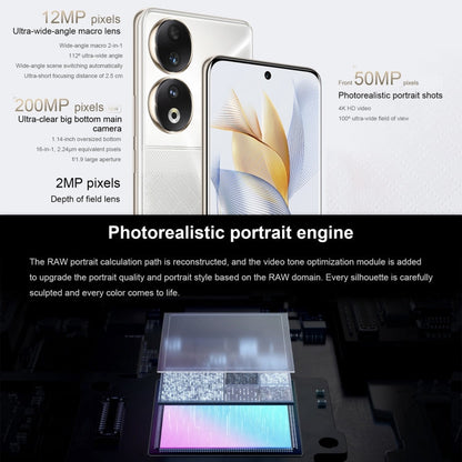 Honor 90 5G REA-AN00, 200MP Cameras, 12GB+256GB, China Version
