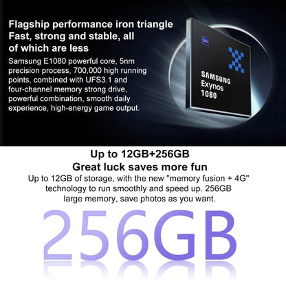 vivo S16e 5G, 50MP Camera, 12GB+256GB, Triple Back Cameras, Srceen Fingerprint Identification, 4600mAh Battery, 6.62 inch Android 11 OriginOS Ocean Exynos 1080 Octa Core up to 2.8GHz, OTG, NFC, Network: 5G(Purple)