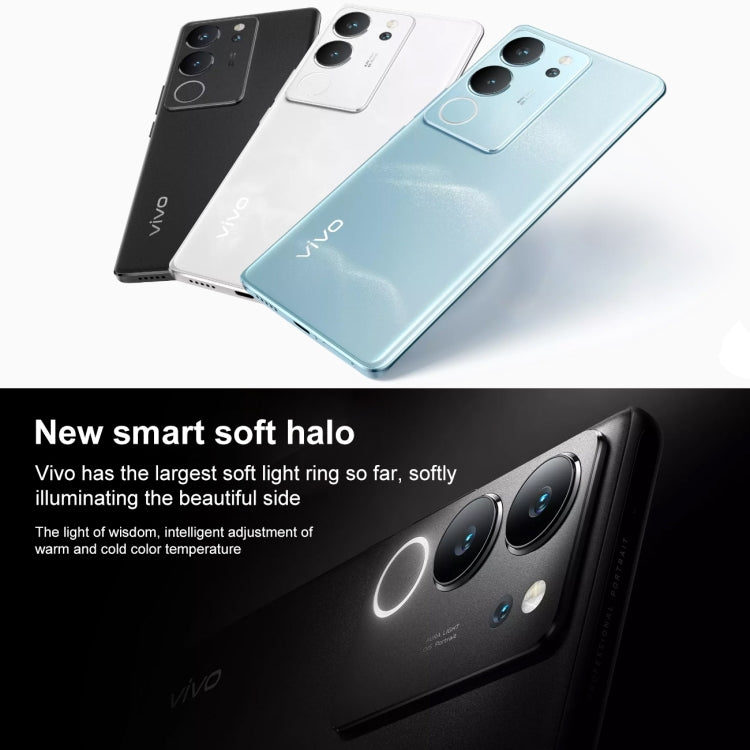 vivo S17 Pro 5G, 50MP Camera, 8GB+256GB, Triple Back Cameras, Srceen Fingerprint Identification, 4600mAh Battery, 6.78 inch Android 13 OriginOS 3 Dimensity 8200 Octa Core up to 3.1GHz, OTG, NFC, Network: 5G(White)