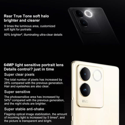 vivo S17e 5G, 64MP Camera, 12GB+256GB, Dual Back Cameras, Srceen Fingerprint Identification, 4600mAh Battery, 6.78 inch Android 13 OriginOS 3 Dimensity 7200 Octa Core up to 2.8GHz, OTG, NFC, Network: 5G (Blue)