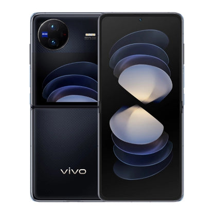 vivo X Flip 5G, 50MP Camera, 12GB+256GB, Dual Back Cameras, Side Fingerprint Identification, 4400mAh Battery, 6.74 inch + 3.0 inch Android 13.0 OriginOS 3 Qualcomm Snapdragon 8+ Gen1 Octa Core up to 3.0GHz, NFC, OTG, Network: 5G (Black)