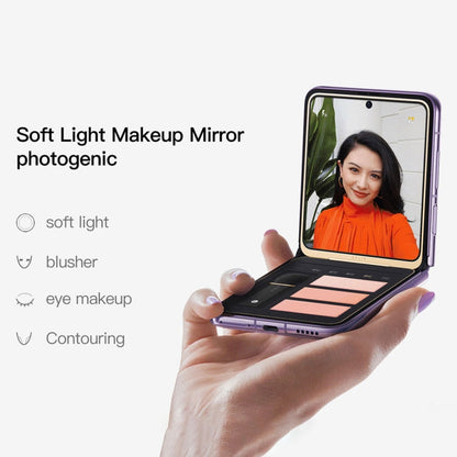 vivo X Flip 5G, 50MP Camera, 12GB+256GB, Dual Back Cameras, Side Fingerprint Identification, 4400mAh Battery, 6.74 inch + 3.0 inch Android 13.0 OriginOS 3 Qualcomm Snapdragon 8+ Gen1 Octa Core up to 3.0GHz, NFC, OTG, Network: 5G (Gold)