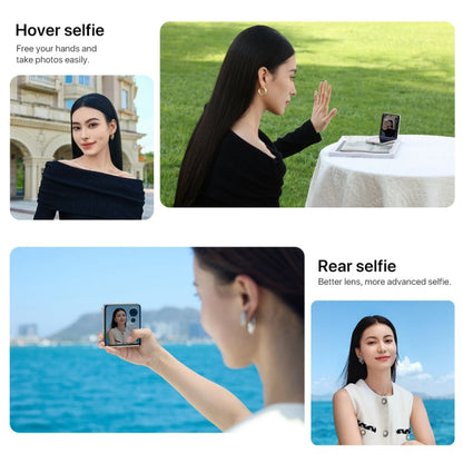 Honor Magic V Flip, 12GB+1TB, 6.8 inch + 4.0 inch Screen MagicOS 8.0 Snapdragon 8+ Gen 1 Octa Core, Network: 5G, NFC, OTG (White)