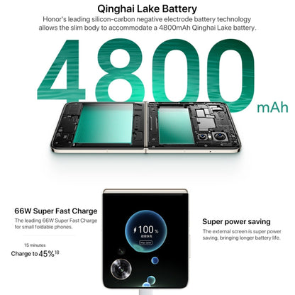 Honor Magic V Flip, 12GB+1TB, 6.8 inch + 4.0 inch Screen MagicOS 8.0 Snapdragon 8+ Gen 1 Octa Core, Network: 5G, NFC, OTG (Pink)