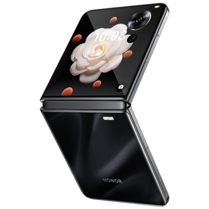 Honor Magic V Flip, 12 Go + 256 Go, écran 6,8 pouces + 4,0 pouces MagicOS 8.0 Snapdragon 8+ Gen 1 Octa Core, Réseau : 5G, NFC, OTG (Noir)