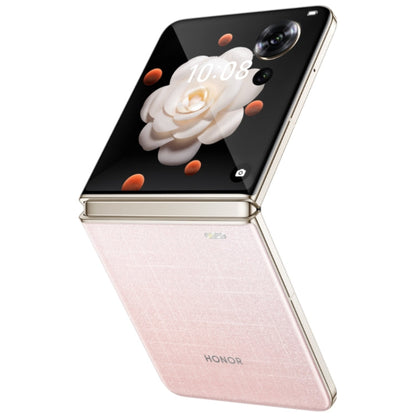 Honor Magic V Flip, 12GB+512GB, 6.8 inch + 4.0 inch Screen MagicOS 8.0 Snapdragon 8+ Gen 1 Octa Core, Network: 5G, NFC, OTG (Pink)