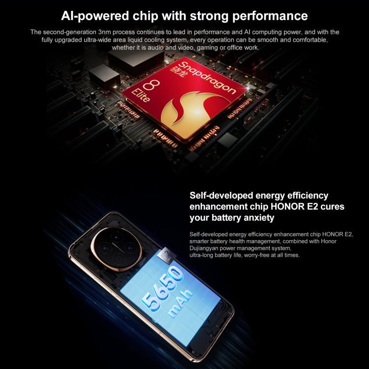Honor Magic7, 12GB+256GB, Screen Fingerprint, 6.78 inch MagicOS 9.0 / Android 15 Snapdragon 8 Elite 3nm Octa Core, Network: 5G, NFC, OTG, Support Google Play (Gold)
