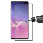ENKAY Hat-Prince 0,26mm 9H Film de protection en verre trempé 3D incurvé pour écran complet Galaxy S10+ (Noir)