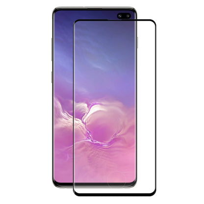 ENKAY Hat-Prince 0,26mm 9H Film de protection en verre trempé 3D incurvé pour écran complet Galaxy S10+ (Noir)