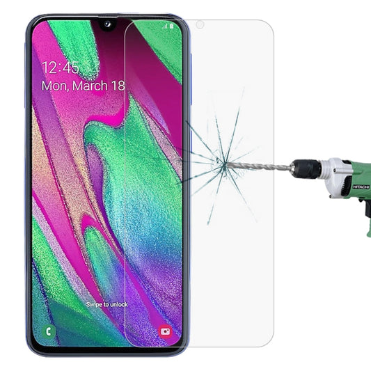 Film de protection en verre trempé 2,5D non plein écran pour Galaxy A40