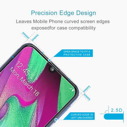 2.5D Non-Full Screen Tempered Glass Film for Galaxy A40
