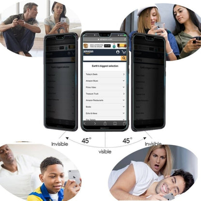 Film en verre trempé anti-espion pleine couverture pour OPPO Reno