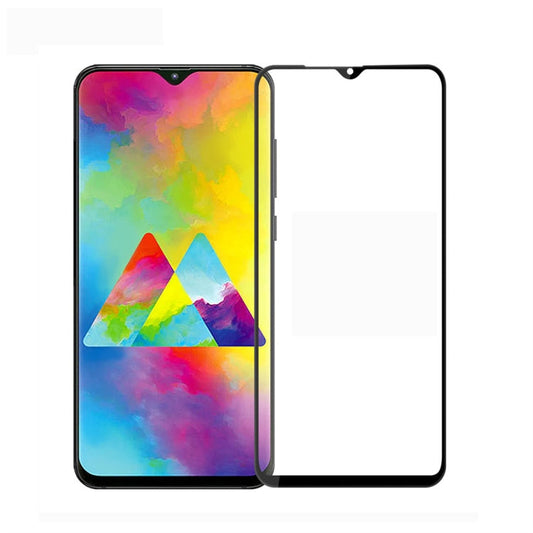 Film de protection en verre trempé anti-explosion incurvé 3D MOFI 9H pour Galaxy M20 (Noir)