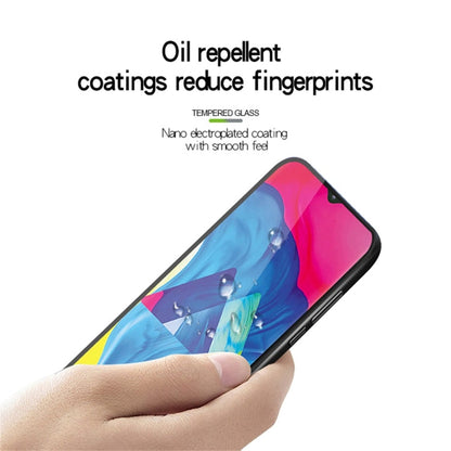 MOFI 9H 3D Explosion-proof Curved Screen Tempered Glass Film for Galaxy A30 (Black)