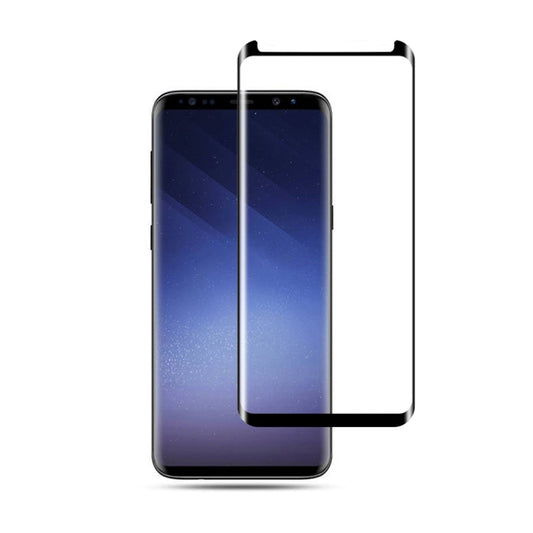 Film en verre trempé incurvé 3D 9H 0,33 mm mocolo pour Galaxy S9 (noir)