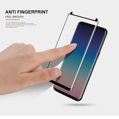 mocolo 0.33mm 9H 3D Curved Tempered Glass Film for Galaxy S9 (Black)