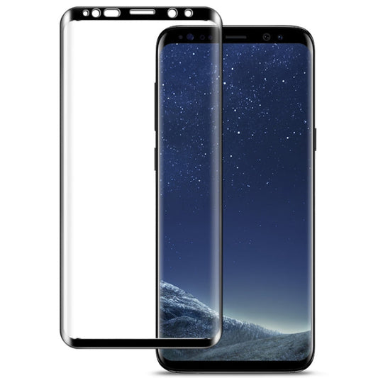 Film de Protection en Verre Trempé Plein Écran 3D Incurvé 9H IMAK pour Galaxy S9+ (Noir)