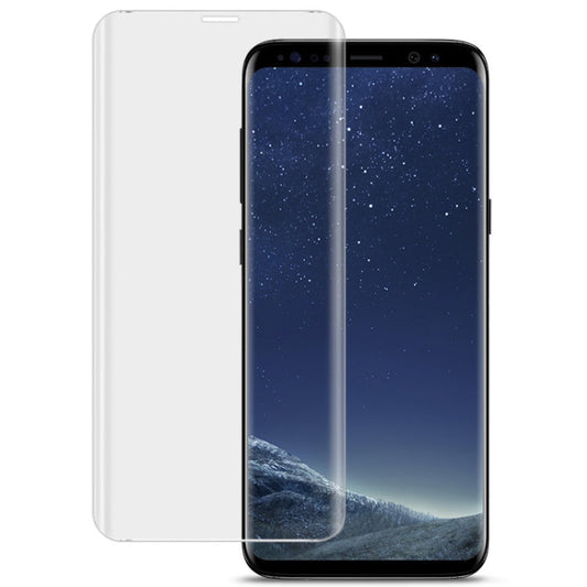 Film de protection en verre trempé plein écran incurvé 3D 9H IMAK pour Galaxy S9+ (transparent)