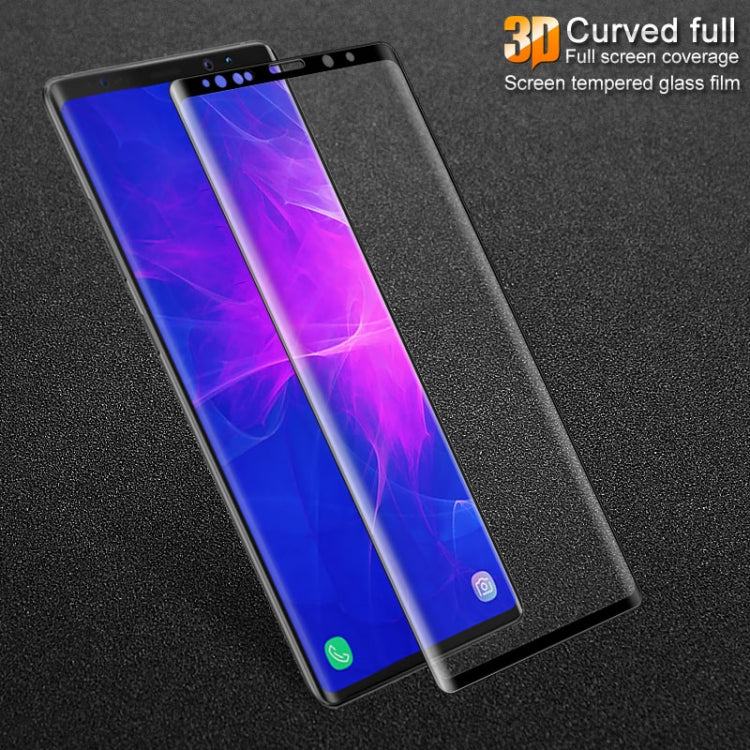IMAK 9H 3D Curved Surface Full Screen Tempered Glass Film for Galaxy Note9(Black)