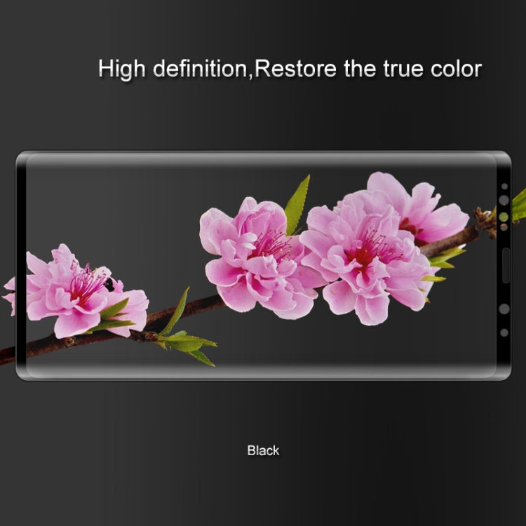 IMAK 9H 3D Curved Surface Full Screen Tempered Glass Film for Galaxy Note9(Black)