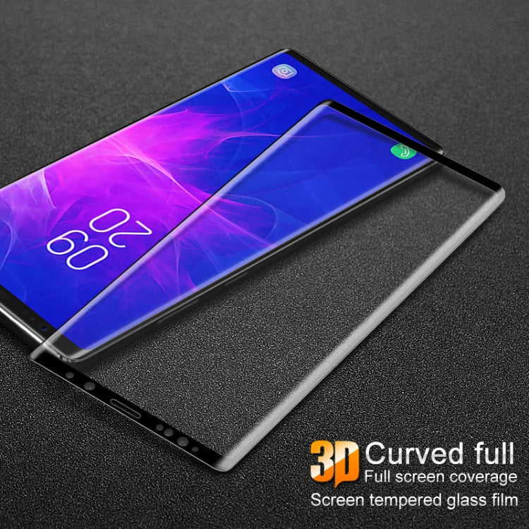 IMAK 9H 3D Curved Surface Full Screen Tempered Glass Film for Galaxy Note9(Black)