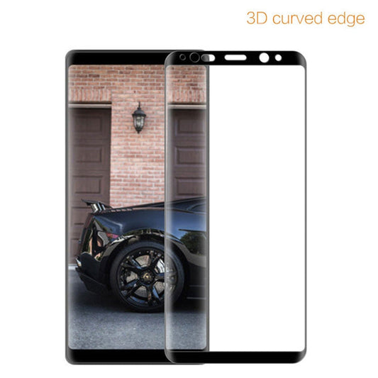 Film en Verre Trempé Mocolo Full Glue 0.33mm 9H Bords Arrondis 3D pour Galaxy Note8 (Noir)