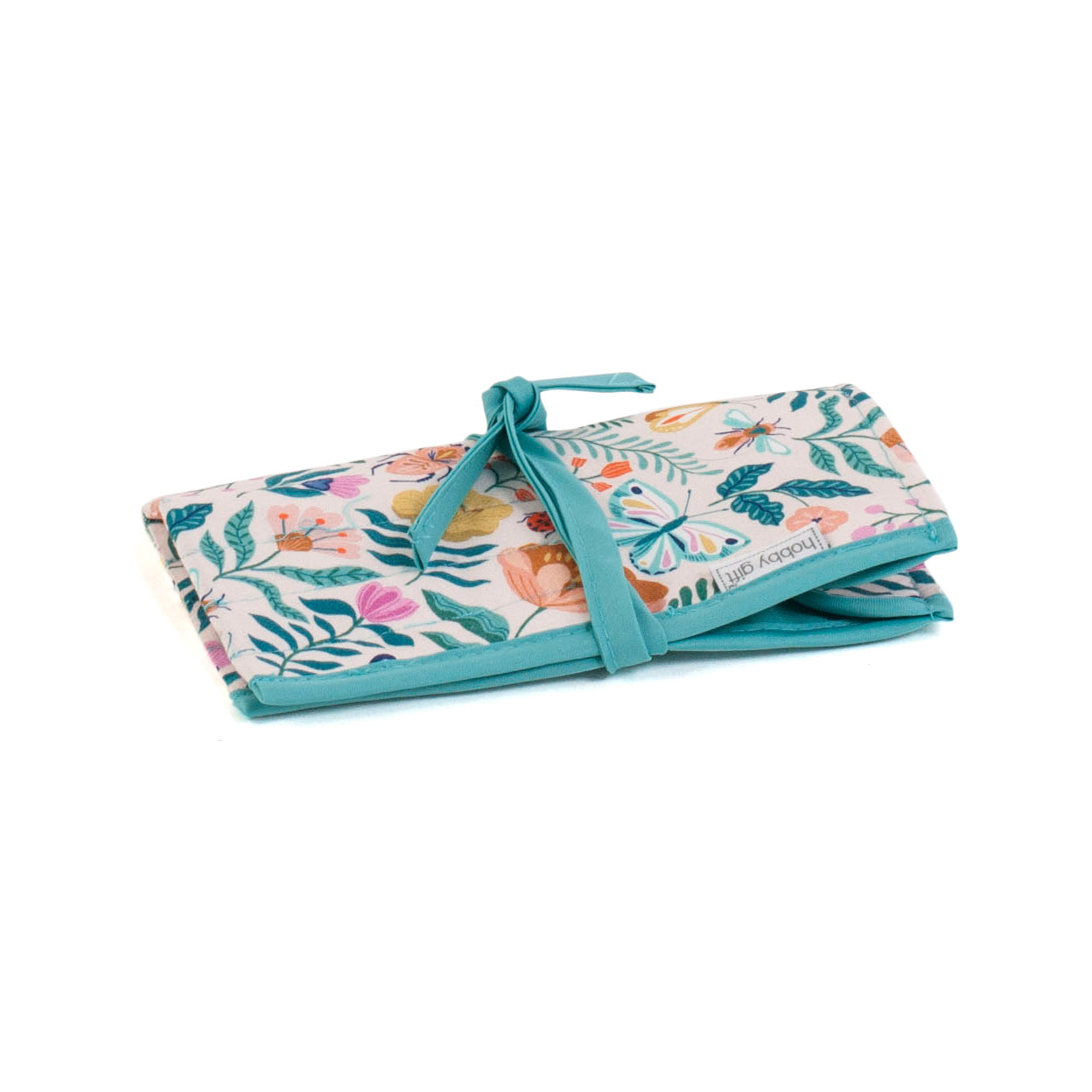 Hobby Gift: Crochet Hook Wrap: Flutterby: Item size: (d/w/h) 18 x 20 x 1cm.