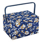 Hobby Gift: Sewing Box (L): Autumn Floral: Item size: (d/w/h) 23.5 x 31 x 20cm.