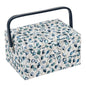 Hobby Gift: Sewing Box (M): Botanical: Item size: (d/w/h) 18.5 x 25.5 x 14.5cm.