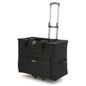 Cadeau de passe-temps : Sac à roulettes pour machine à coudre (L) : Noir : Dimensions de l'article : (p/l/h) extérieur - 33 x 59 x 47cm ; intérieur - 27 x 53 x 40cm.