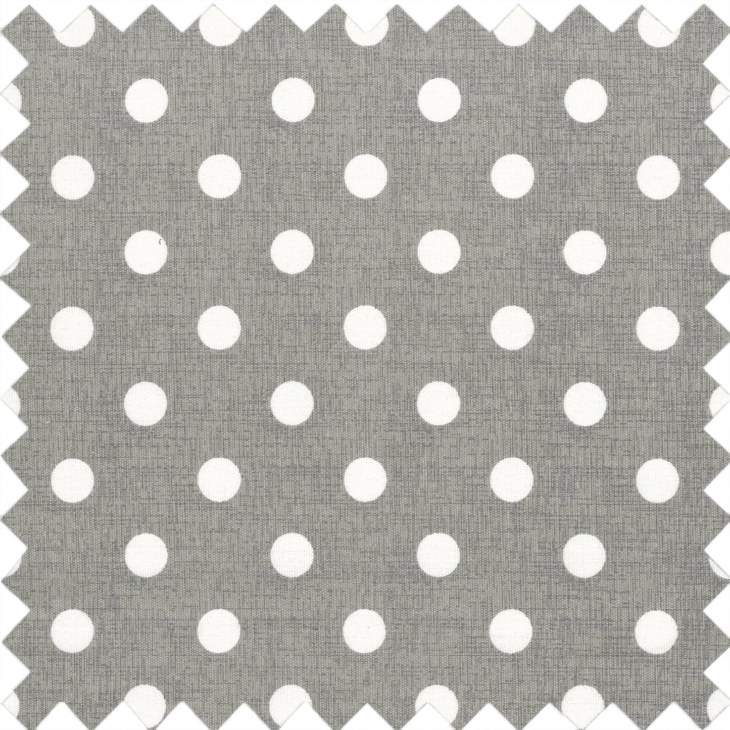 Hobby Gift: Sewing Box (S): Square: Grey Linen Polka Dot: Item size: (d/w/h) 20 x 20 x 11cm.