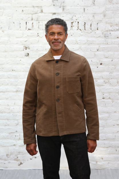 Marchant Jacket  - Camel Moleskin