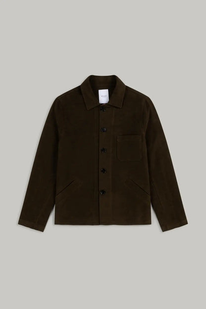 Marchant Jacket  - Olive Moleskin