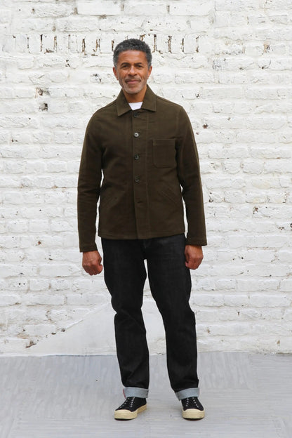 Marchant Jacket  - Olive Moleskin